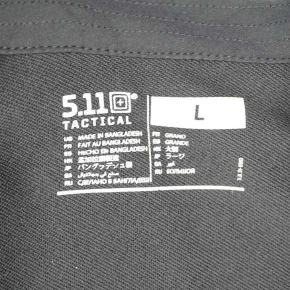 5.11 Tatical Jacket Womens Large Black Eleanor Long Sleeve Turtle Neck - Picture 6 of 12